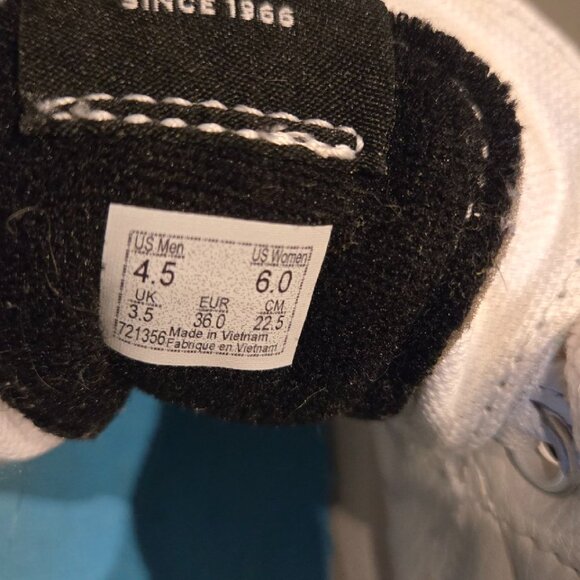 Vans One-Piece High Top Skate Shoes Size 4.5 Teen/Boy - Picture 5 of 5